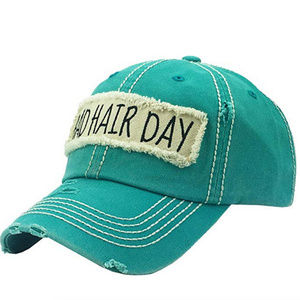 Bad Hair Day Vintage Ball Cap Turquoise